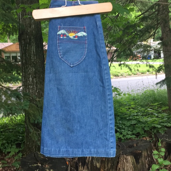 Vintage hand made high waisted skirt - Picture 4 of 6